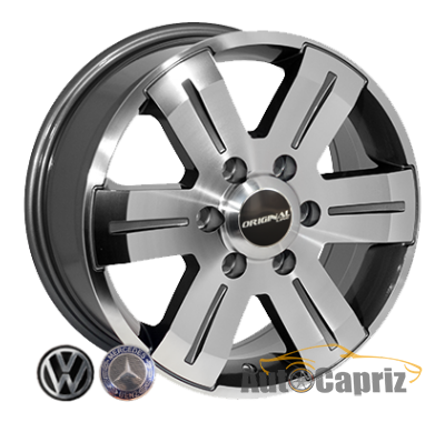 Диски Replica Renault BK562 GP R16 W7.0 PCD5x130 ET60 DIA89.1
